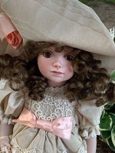 lot 290 image: Dolls By Jerri Collectable Doll- Shantel