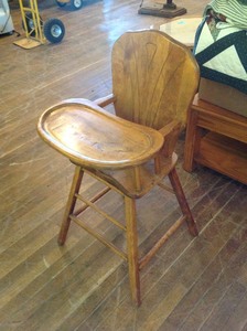 lot 53 image: Vintage High Chair