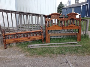 lot 60 image: Queen Size Bed Frame