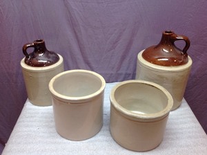 lot 112 image: Crocks & Jugs