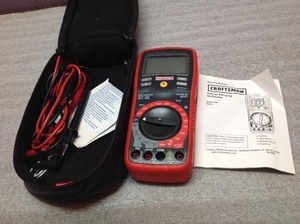 lot 131 image: Craftsman Manual Ranging Multimeter