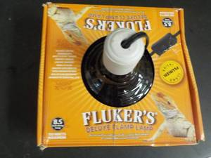 lot 65 image: Fluckers Deluxe Clamp Lamp slight...