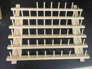 lot 70 image: Tread Wood Holder missing 3 spokes...