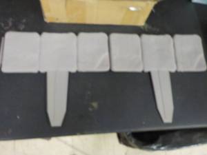 lot 76 image: 9 ft Resin Fence Sections each sec...
