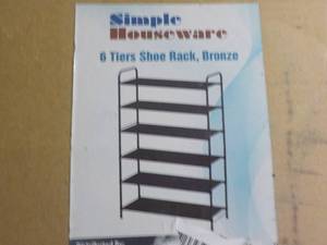 lot 78 image: Simple Houseware 6 tier Shoe Rack ...