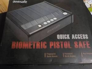lot 182 image: Awesafe Quick Access Biometric Pist...
