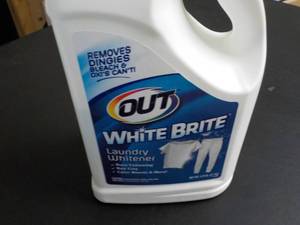 lot 188 image: Out White Brite Laundry Whitener...