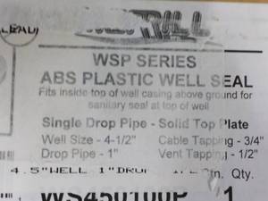 lot 194 image: WSP Series ABS Plastic Well Seal an...