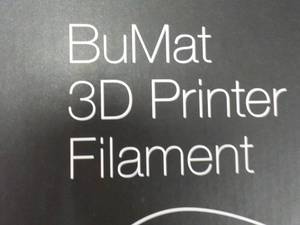 lot 245 image: Bumat 3D Printer Filament 1.75mm PL...