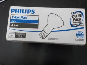 lot 214 image: Philips Indoor Flood R20 45W Lights...