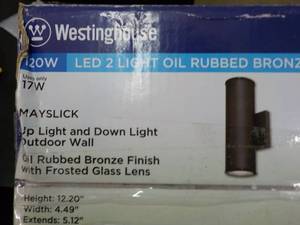 lot 222 image: Westinghouse 120W LED 2 Light Oil R...