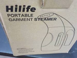 lot 262 image: Hilife Portable Garment Steamer...