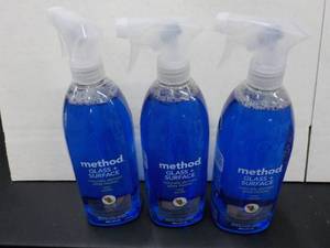 lot 263 image: 3 - 28 oz Bottles of Method Glass a...