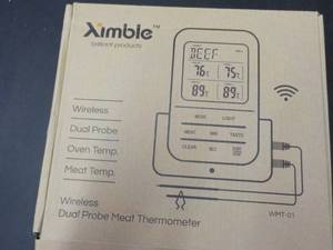 lot 270 image: Ximble Wireless Dual Probe Meat The...