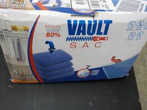 lot 277 image: Valt Sac 8 Pack Vacuum Storage Bags...
