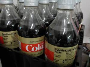 lot 285 image: Case of 24 Caffeine Free Diet Coke...