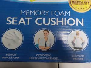 lot 292 image: Memory Foam Seat Cushion...