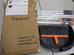 lot 295 image: Tree Len Broom and Dust Pan...