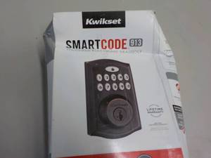 lot 302 image: Kwikset Smart Code Touchpad Electro...