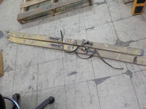 lot 349 image: Old Wooden Skis...