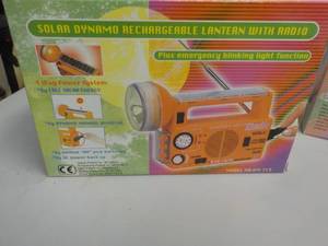 lot 369 image: Solar Dynamo Rechargeable Lantern w...