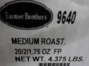 lot 445 image: Case of Farmers Brothers Medium Roa...