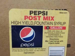 lot 492 image: 5 Gallon Pepsi Post Mix High Yield ...