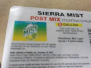 lot 494 image: 5 Gallon Sierra Mist Post Mix Fount...