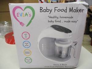 lot 22 image: Elvas Baby Food Maker new in box,...