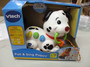 lot 39 image: Vtech Pull and String Puppy...