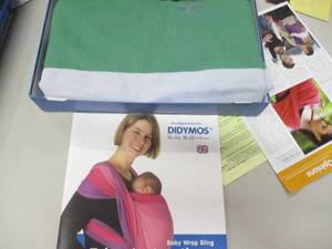 lot 46 image: Didymos Baby Wrap Sling- needs cle...