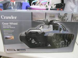 lot 124 image: Crawler High Speed Drift RC Tank Ca...