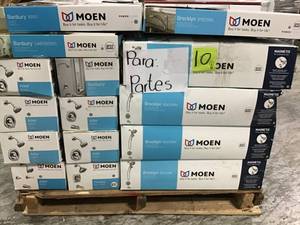 lot 10 image: PALLET OF MOEN FAUCETS FOR PARTS SEE PICS
