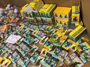 lot 21 image: Pallet with 5 boxes of Assorted Easter and other Candy