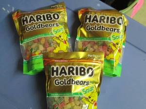 lot 7 image: 6B 3 Large 25.6 Bags of Haribo So...