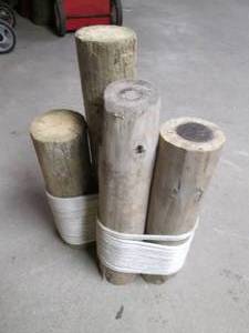 lot 56 image: 4B Nautical Log Dcor for Garden...