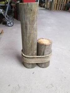 lot 57 image: 5A Nautical Log Dcor for Garden...