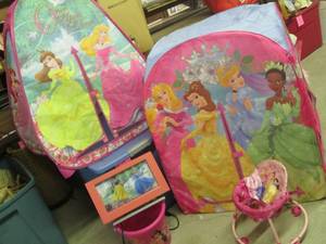 lot 110 image: 9C Disney Princess Lot (2) Pop Up...