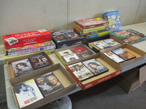 lot 38 image: Games Dvds Movies