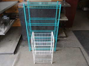 lot 44 image: Wire shelves