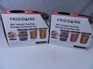 2 New Sets of Frigidaire Vented TwisTite Containers