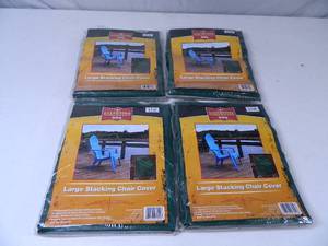 4 New Large Stacking Chair Covers