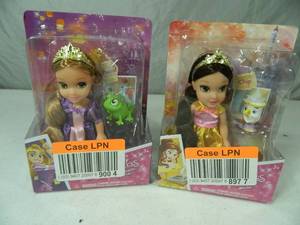 2 New Petite Disney Princess Dolls