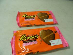 2 New Giant Reese Peanut Butter Hearts