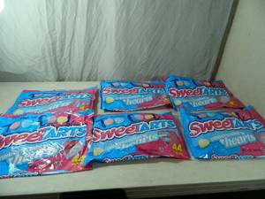 6 New Large Bags of Individual Packs of Sweetart Conversation Hearts