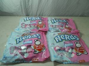 4 New Large Bags of Nerds