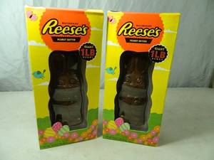 2 New Giant Reese Bunnies