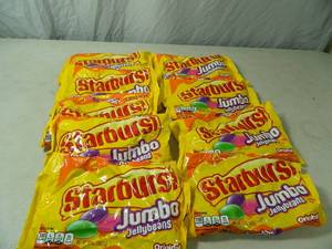 9 New Bags of Jumbo Starburst Jellybeans