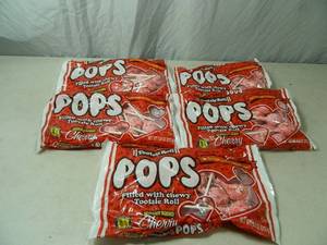 5 New Bags of Cherry Tootsie Pops