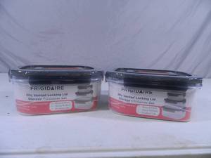 2 New Frigidaire Vented Locking Storage Sets